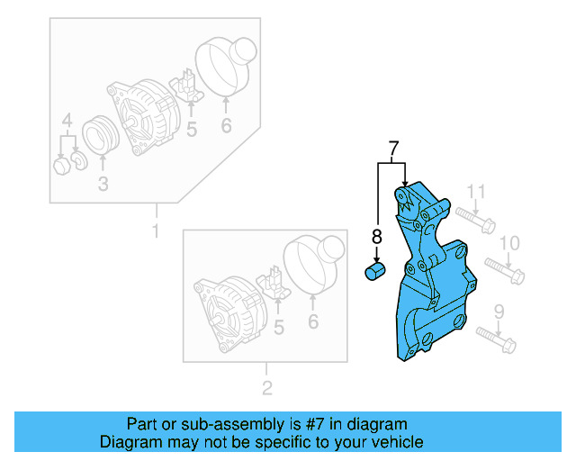 Mount Bracket 03L-903-139-D - View 12