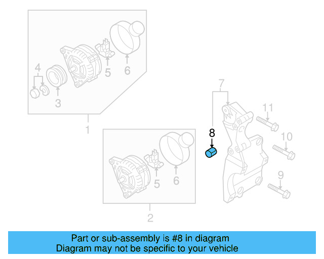 Mount Bracket Sleeve 038-103-139-A - View 22