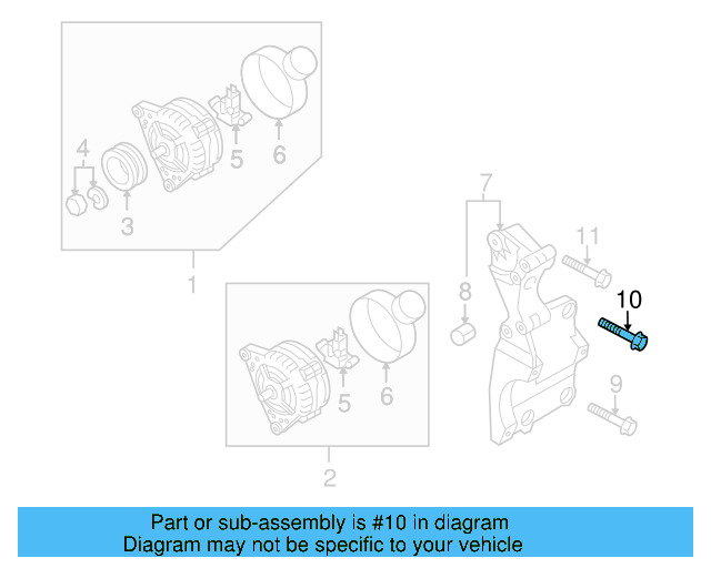 Mount Bracket Mount Bolt N-107-037-01 - View 7