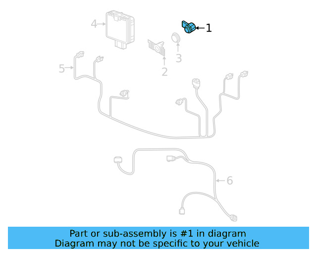 Sensor (Unpainted) 5q0919275bgru - View 68