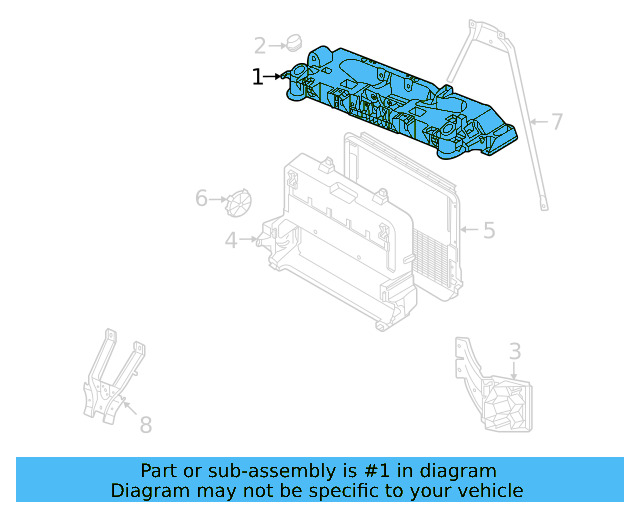 Radiator Support 11K-805-563 - View 4