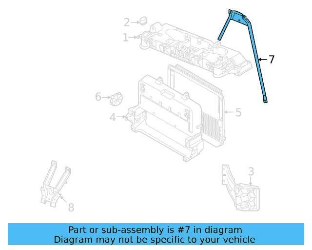 Lock Support 11A-805-567-F - View 3