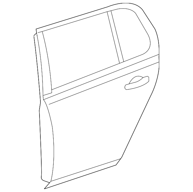 Door Shell 5K6-833-055-K - View 2