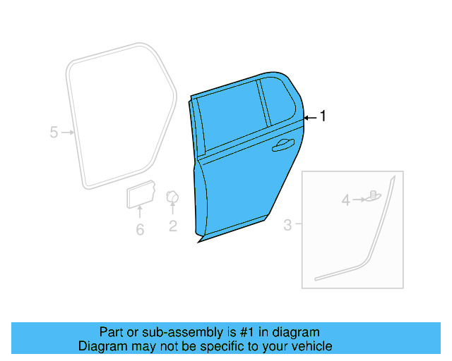 Door Shell 5K6-833-055-K - View 5