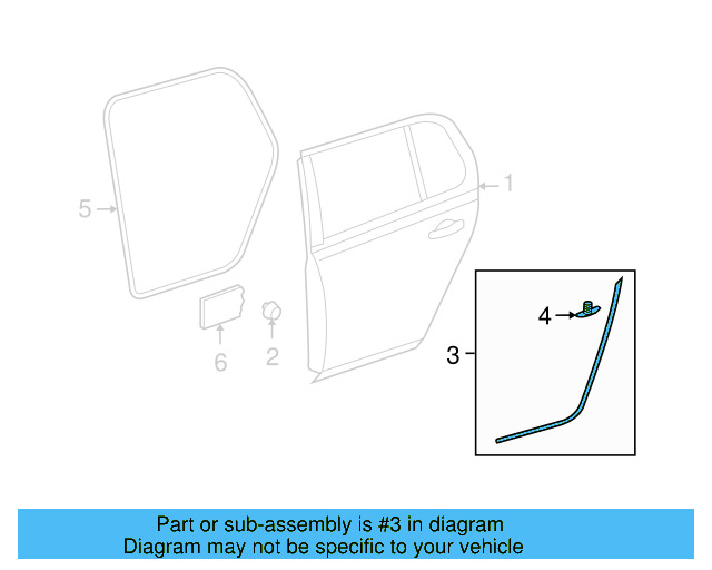 Door Shell Bumper 1K8-837-529 - View 9