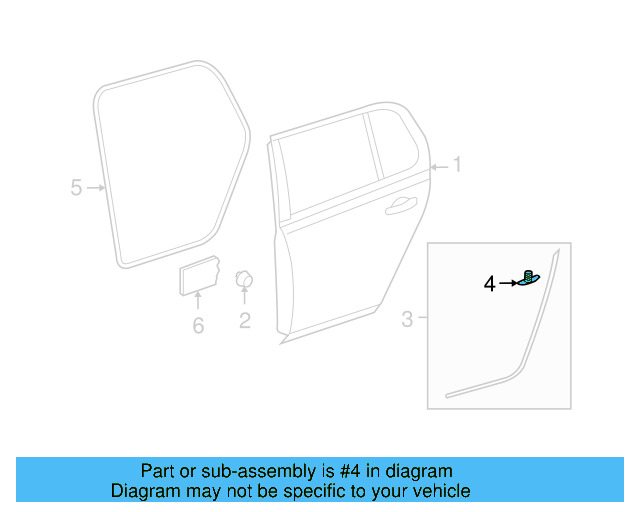 Door Weather 1Z0-837-732-A - View 41