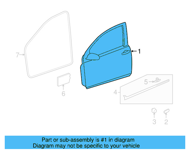 Door Shell 5K3-831-055-K - View 11