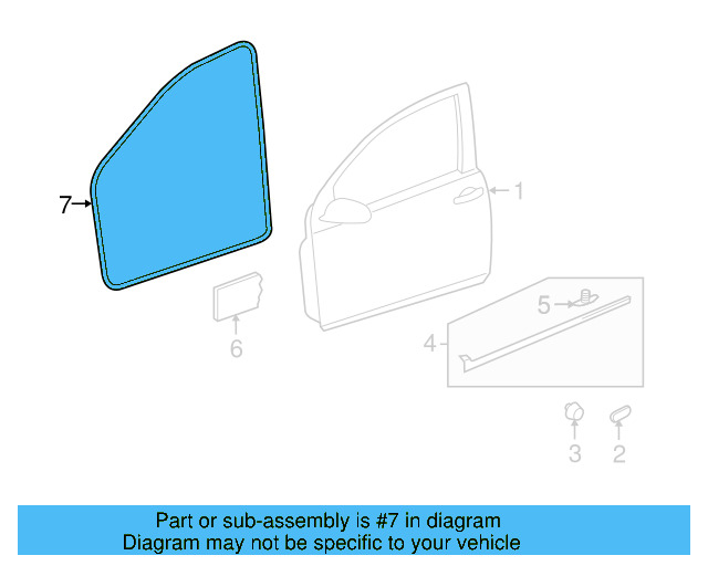 Door Weather 5K4-837-651-B - View 3