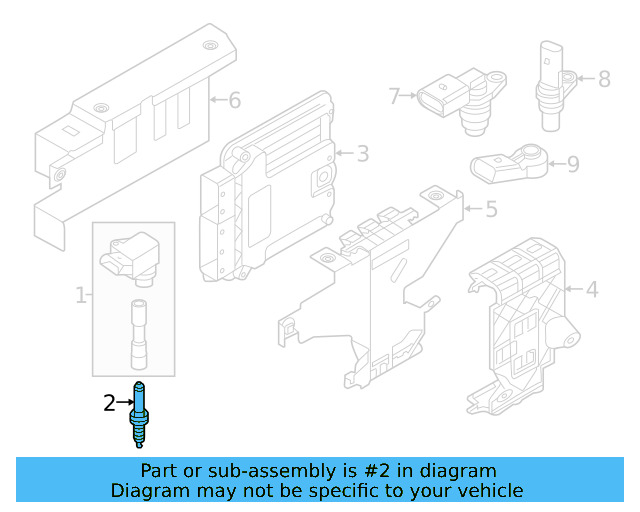 Spark Plug 04E-905-602-D - View 12