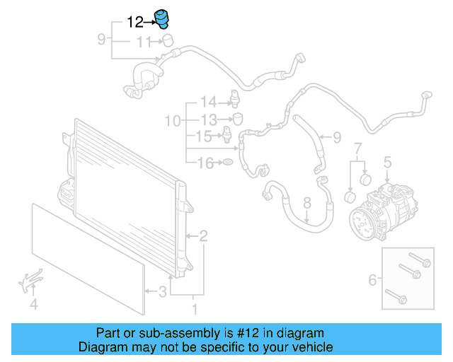 Fill Valve Cap 3C0-820-581 - View 10