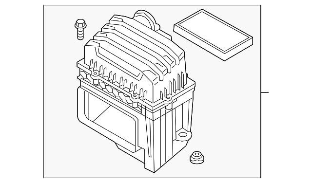 Air Cleaner Assembly 3QF-129-607-F
