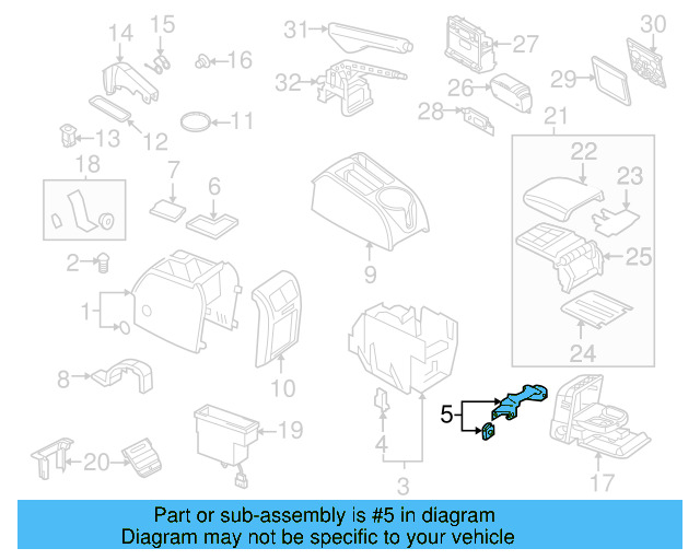 Mount Bracket 1K5-864-251-C - View 33