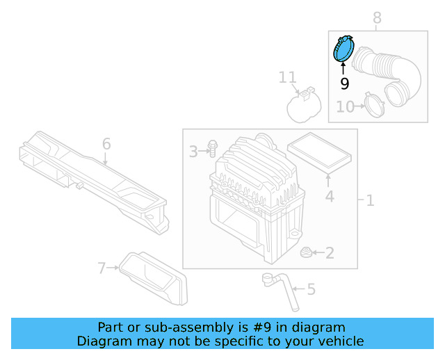 Intake Pipe Clamp N-024-508-5 - View 5