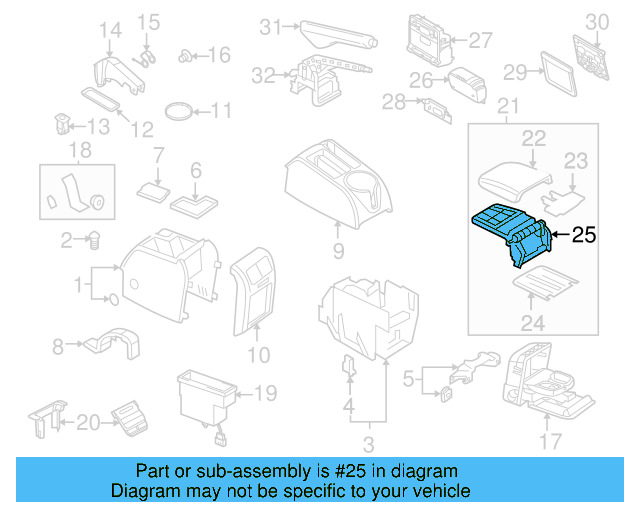 Inner Cover 1K0-864-249-C-9B9 - View 3