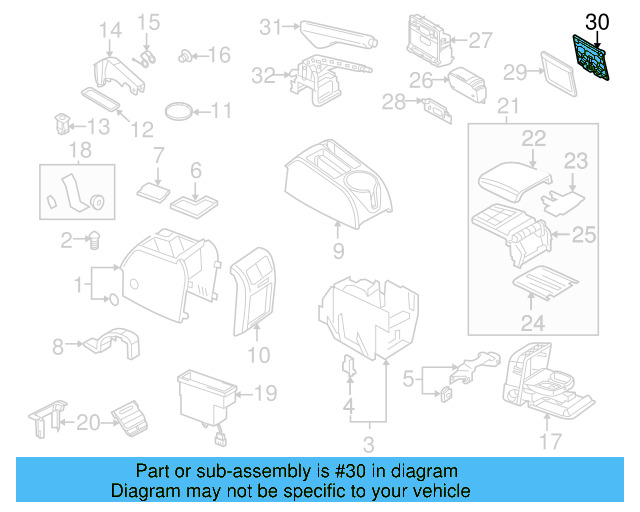 Trim Bracket 1K0-919-669-71N - View 10
