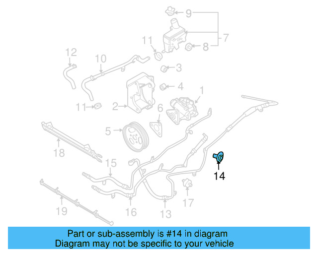 Pressure Hose Bushing 3D0-422-908 - View 4