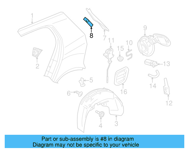 Reinforcement 5K6-809-665 - View 5