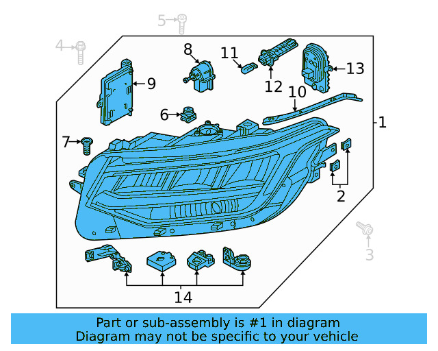 Headlamp Assembly 5NL-941-036-A - View 4