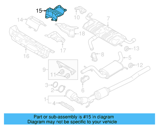 Heat Deflector 5C5-825-701 - View 21