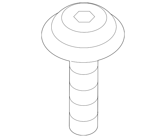 Headlamp Assembly Screw N-911-669-01 - View 6
