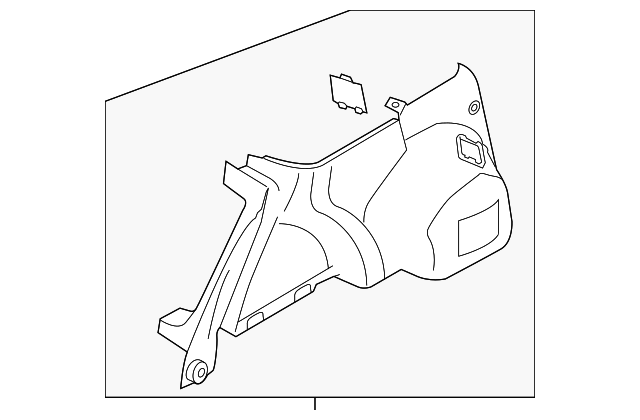 Trunk Trim Panel 561-867-427-AE-1BS - View 4