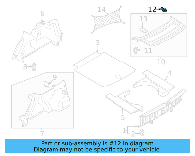 Package Tray Rivet 701-867-299-ZA2 - View 2