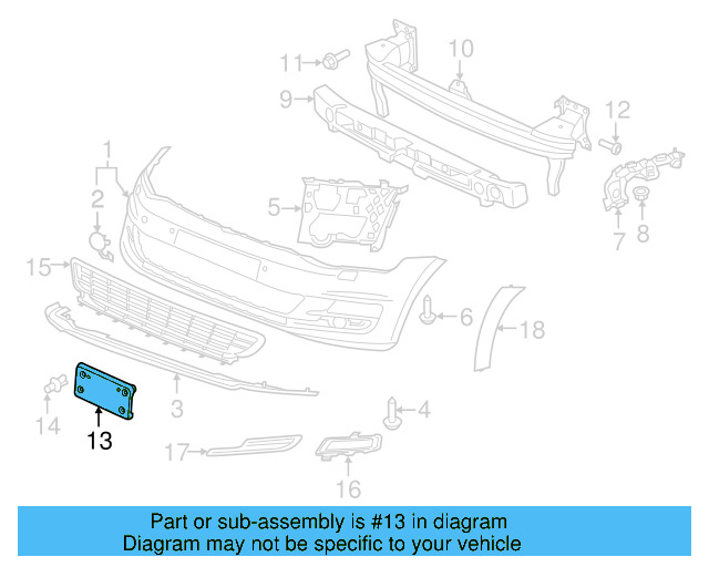 License Bracket 5GM-807-287-F-9B9 - View 4