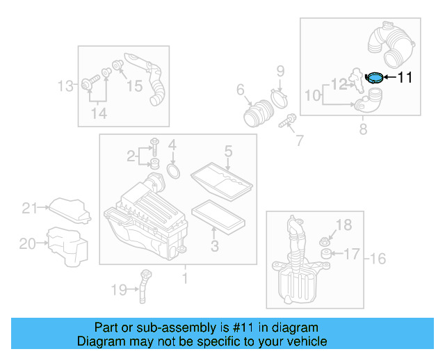 Intake Pipe Clamp N-909-509-01 - View 7