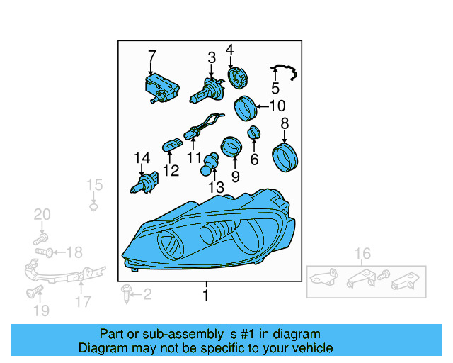 Composite Headlamp 5K0-941-005-C - View 3