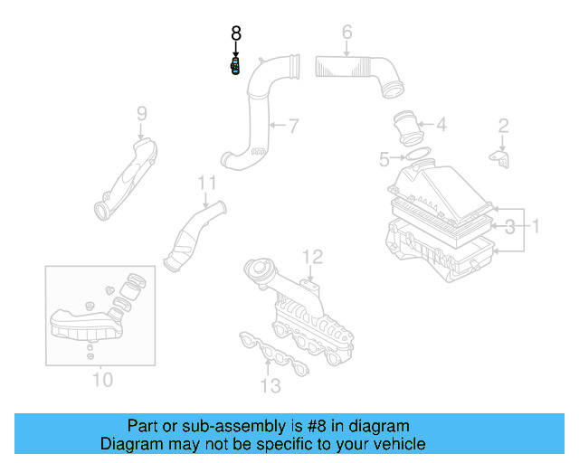 Heat Tube 068-906-391-A - View 9