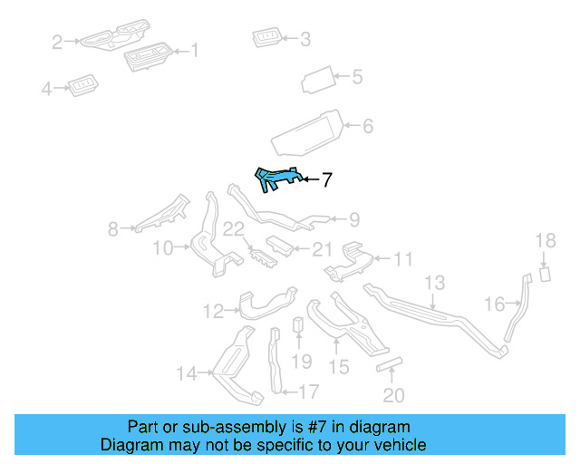 Front Duct 3CN-819-152 - View 3