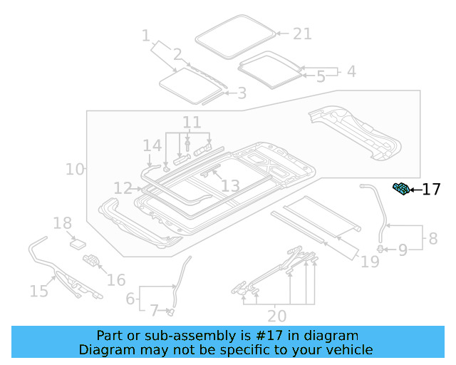 Window Shade Motor 3G9-877-795-K - View 4