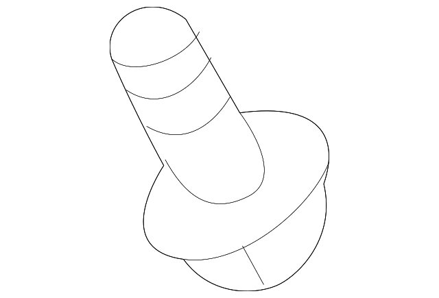 Upper Hinge Mount Bolt N-912-056-02 - View 3