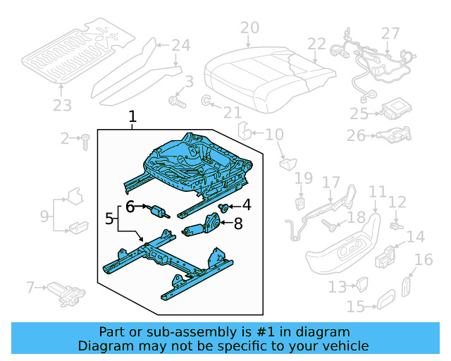 Cushion Frame 80A-881-106-G - View 7