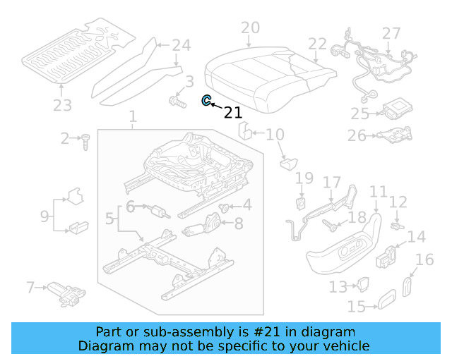 Seat Cover Retainer Clip N-108-676-01 - View 4