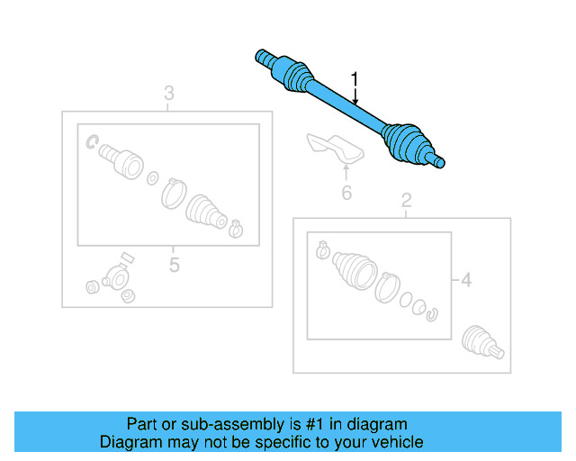 Axle Assembly 1K0-407-272-EB - View 9
