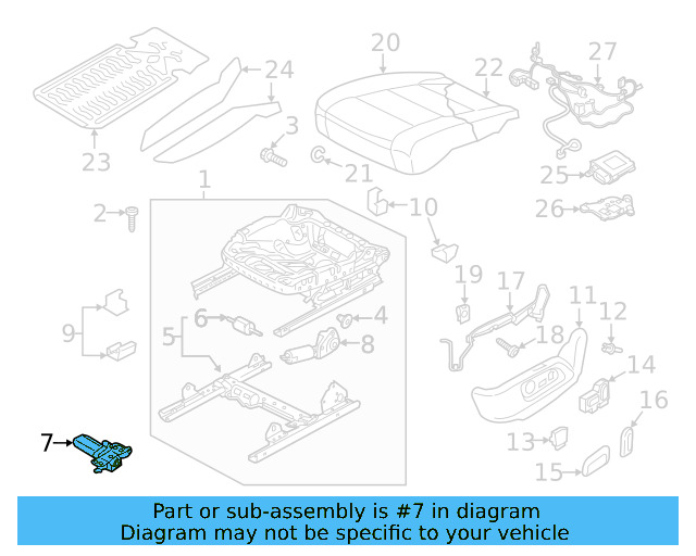 Adjust Motor 3QF-959-112-A - View 4