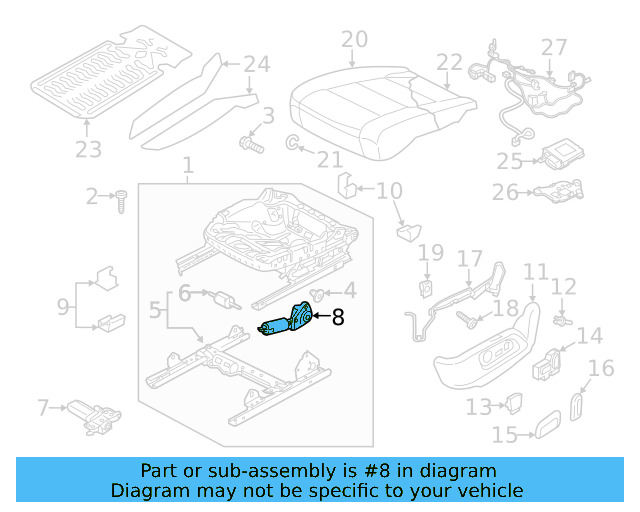 Adjust Motor 3QF-959-112-A - View 5