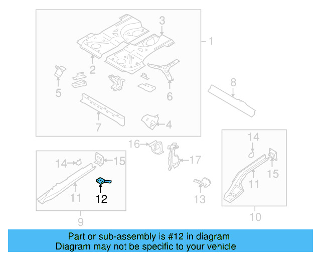 Tow Hook Bracket 1K0-803-612 - View 8