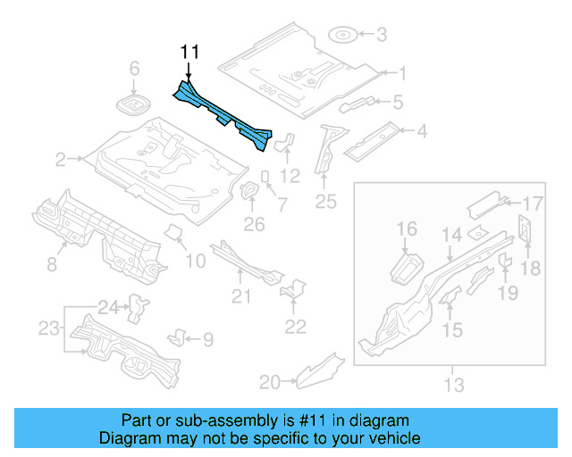 Center Support 5Q0-814-151-A - View 3