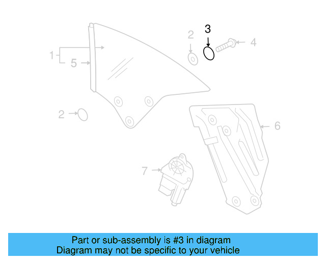 Quarter Glass Washer WHT-001-911 - View 3