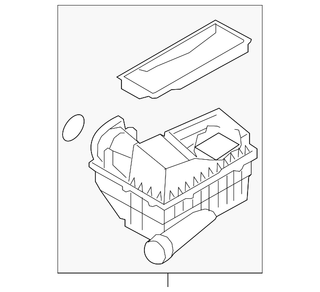 Air Cleaner Assembly 1K0-129-607-AG - View 9