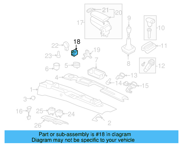 Armrest Assembly Adapter 1J0-864-079 - View 5