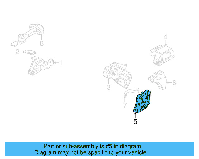 Bracket 1J0-199-117-AK - View 7