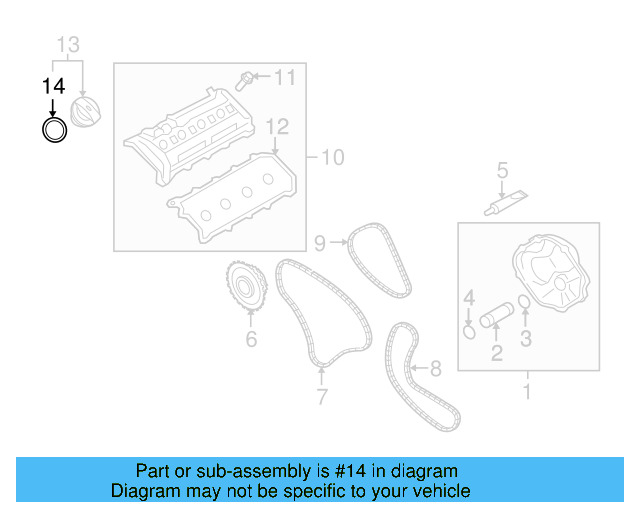 Filler Cap Gasket 036-115-111-B - View 85