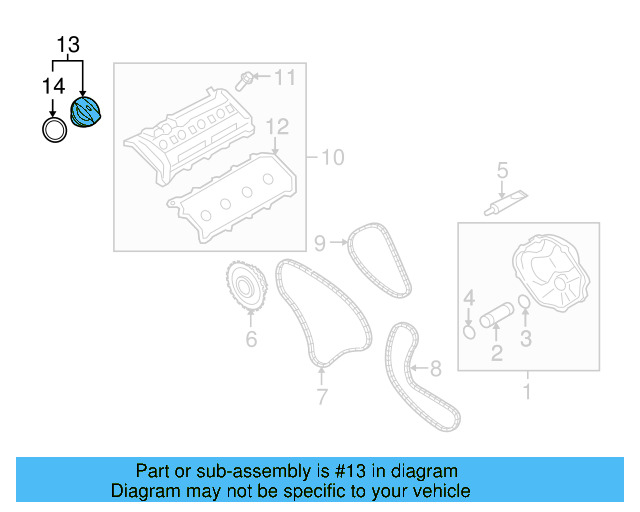 Filler Cap 06C-103-485-N - View 31