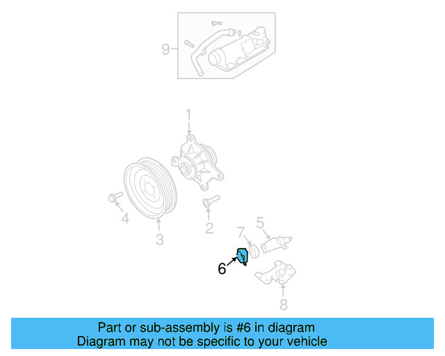 Auxiliary Pump Bracket 066-959-209 - View 20