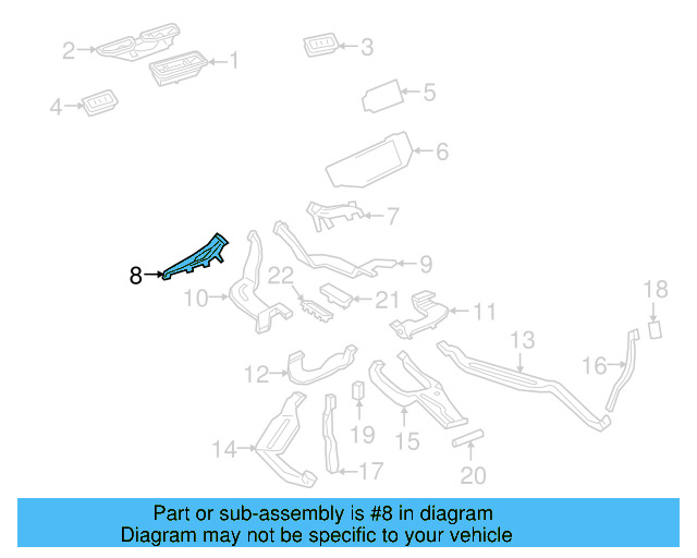 Front Duct 3CN-819-151 - View 3