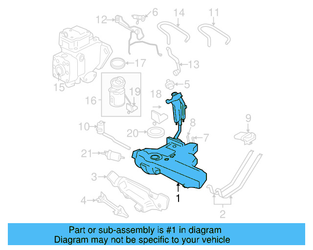 Fuel Tank 1C0-201-060-AP - View 7