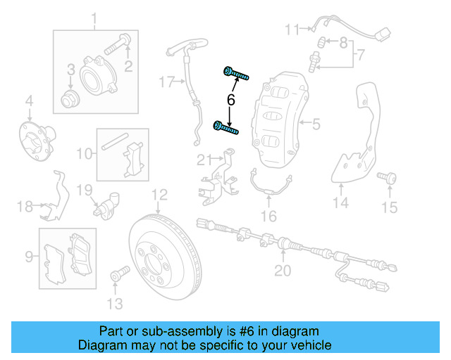 Caliper Mount Bolt WHT-004-571 - View 7